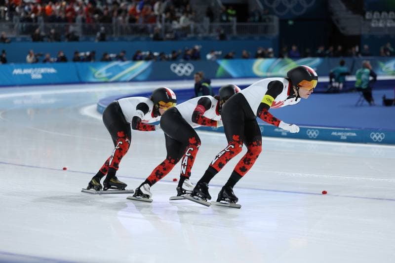 Speed Skating. Olympic Winter Games Milano-Cortina 2026. Women's Team Pursuit. 17.02.2026