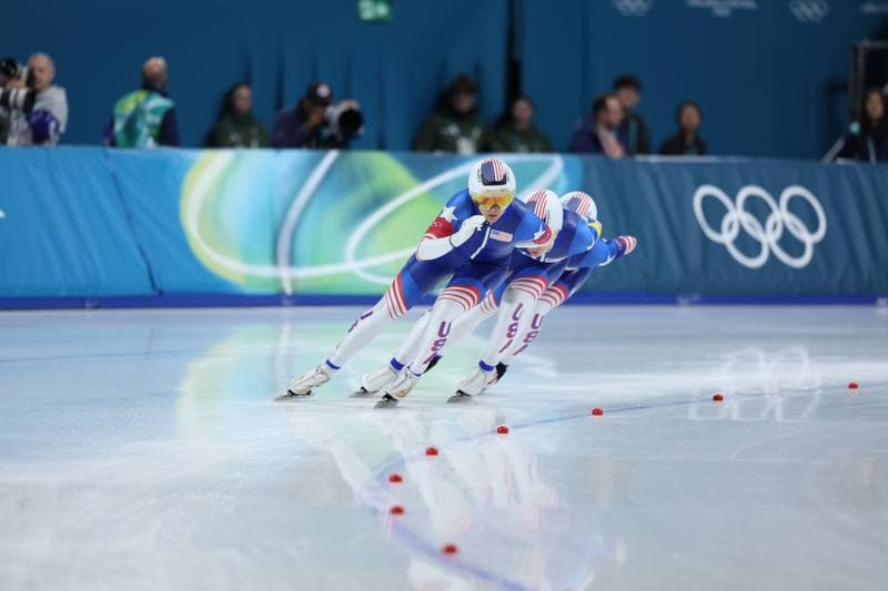 Speed Skating. Olympic Winter Games Milano-Cortina 2026. Women's Team Pursuit. 17.02.2026