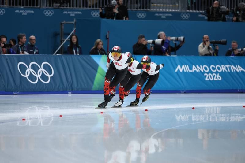 Speed Skating. Olympic Winter Games Milano-Cortina 2026. Women's Team Pursuit. 17.02.2026