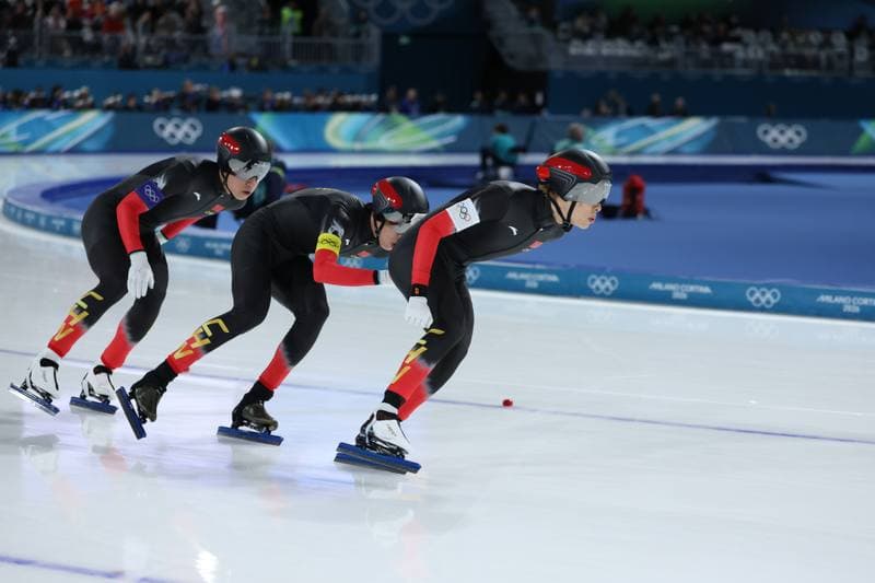 Speed Skating. Olympic Winter Games Milano-Cortina 2026. Women's Team Pursuit. 17.02.2026