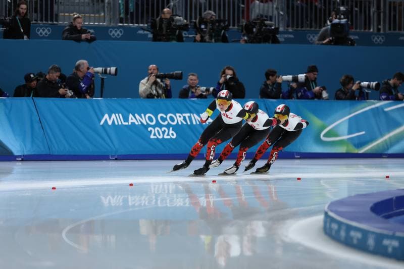 Speed Skating. Olympic Winter Games Milano-Cortina 2026. Women's Team Pursuit. 17.02.2026