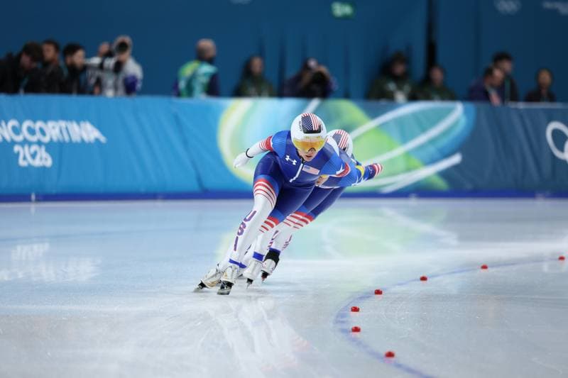 Speed Skating. Olympic Winter Games Milano-Cortina 2026. Women's Team Pursuit. 17.02.2026