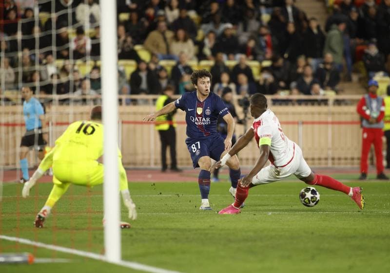 Football. UEFA Champions League. AS Monaco - Paris Saint-Germain. 17.02.2026