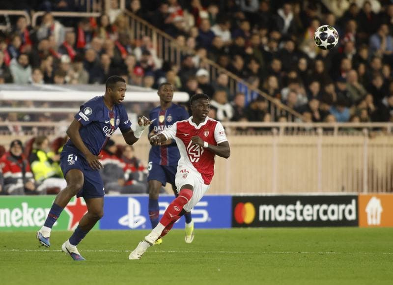 Football. UEFA Champions League. AS Monaco - Paris Saint-Germain. 17.02.2026