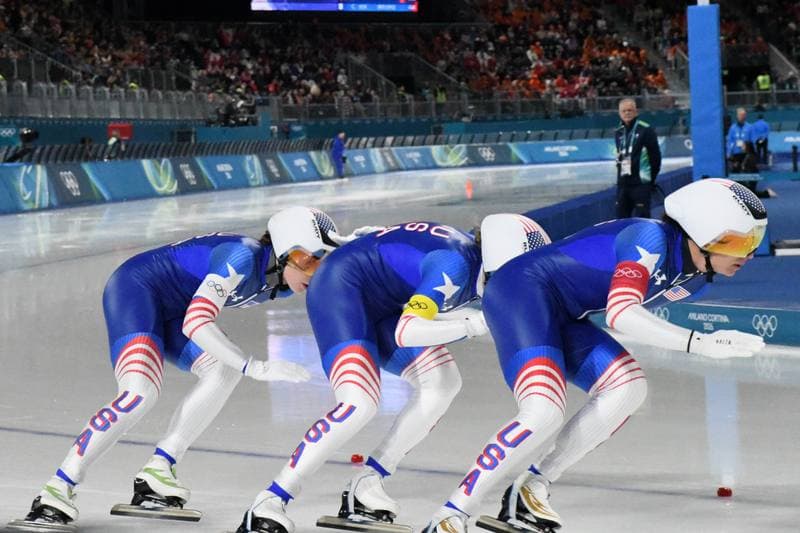 Speed Skating. Olympic Winter Games Milano-Cortina 2026. Women's Team Pursuit. 17.02.2026