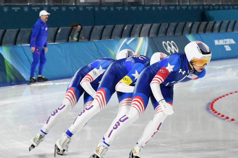 Speed Skating. Olympic Winter Games Milano-Cortina 2026. Women's Team Pursuit. 17.02.2026