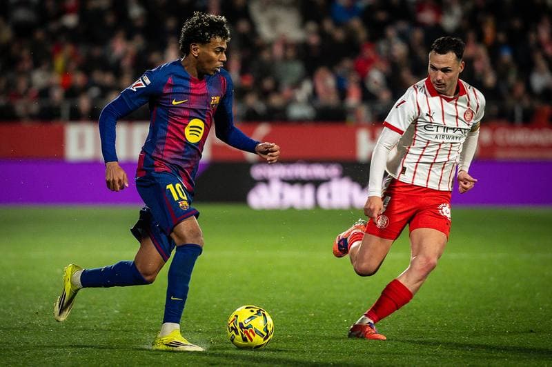 Football. La Liga. Girona - Barcelona. 16.02.2026