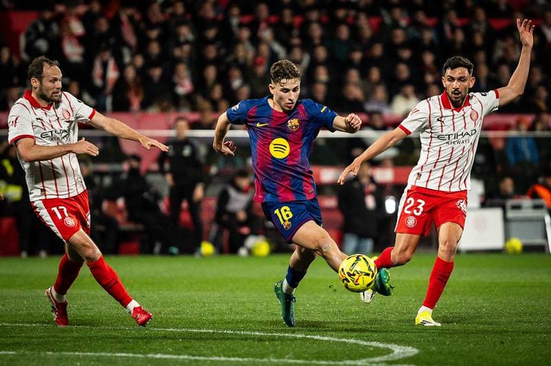 Football. La Liga. Girona - Barcelona. 16.02.2026