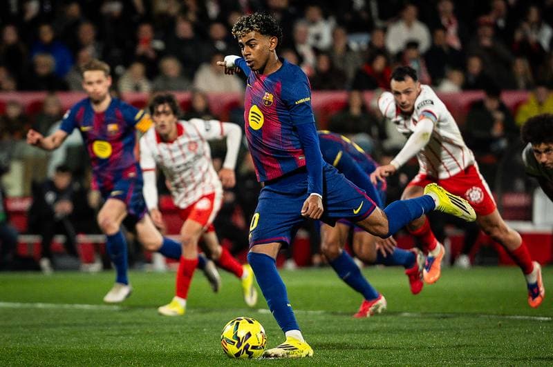Football. La Liga. Girona - Barcelona. 16.02.2026