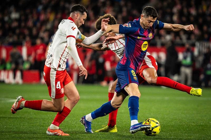 Football. La Liga. Girona - Barcelona. 16.02.2026