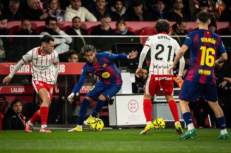 Football. La Liga. Girona - Barcelona. 16.02.2026