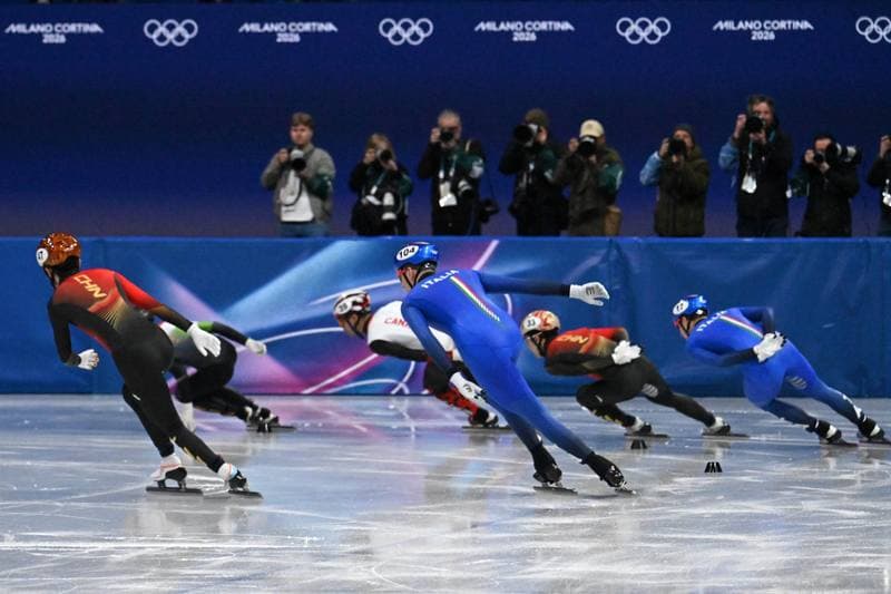 Short Track Speed Skating. Olympic Winter Games Milano-Cortina 2026. Mixed Team Relay 5000m. 16.02.2026