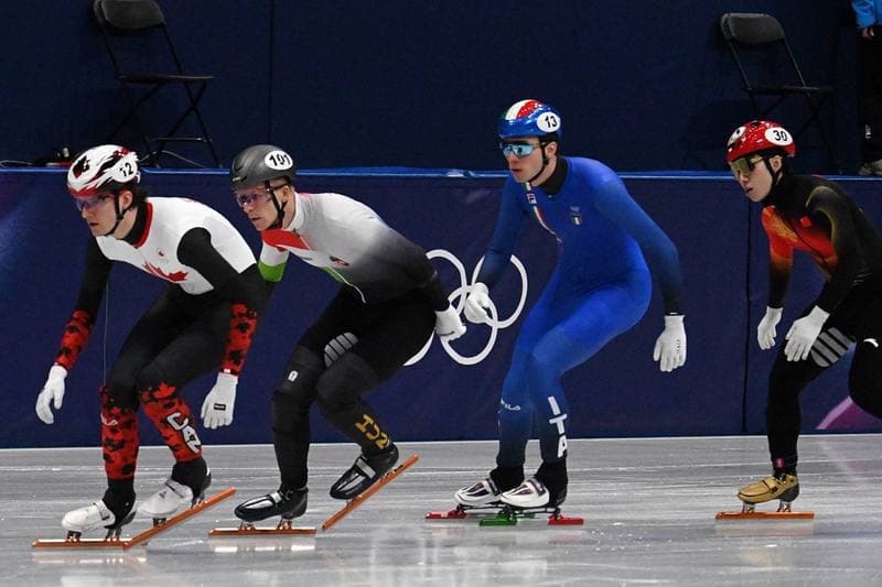 Short Track Speed Skating. Olympic Winter Games Milano-Cortina 2026. Mixed Team Relay 5000m. 16.02.2026