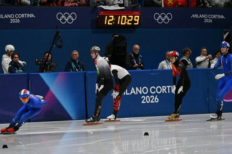 Short Track Speed Skating. Olympic Winter Games Milano-Cortina 2026. Mixed Team Relay 5000m. 16.02.2026