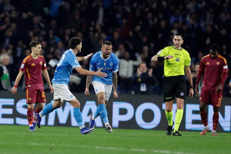 Football. Serie A. SSC Napoli - AS Roma. 15.02.2026