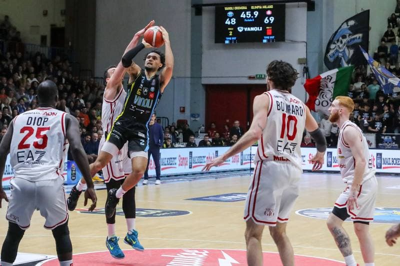 Basketball. Italian Basketball Serie A. Vanoli Basket Cremona - EA7 Emporio Armani Milano. 15.02.2026