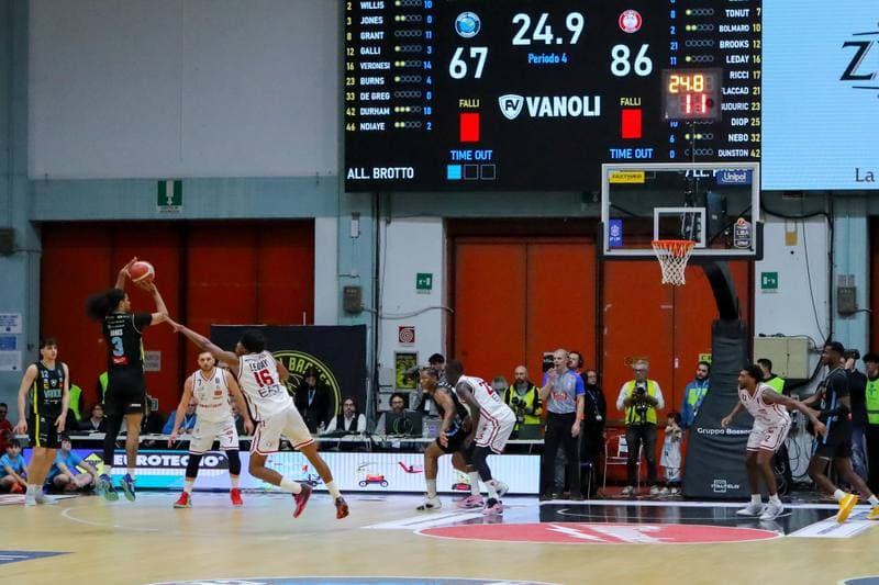 Basketball. Italian Basketball Serie A. Vanoli Basket Cremona - EA7 Emporio Armani Milano. 15.02.2026