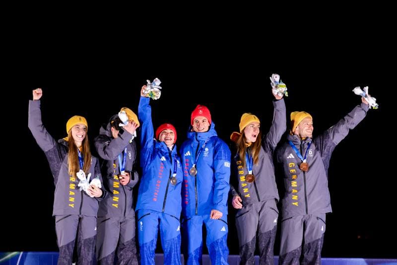 Skeleton. Olympic Winter Games Milano-Cortina 2026. Mixed Team Competition. 15.02.2026