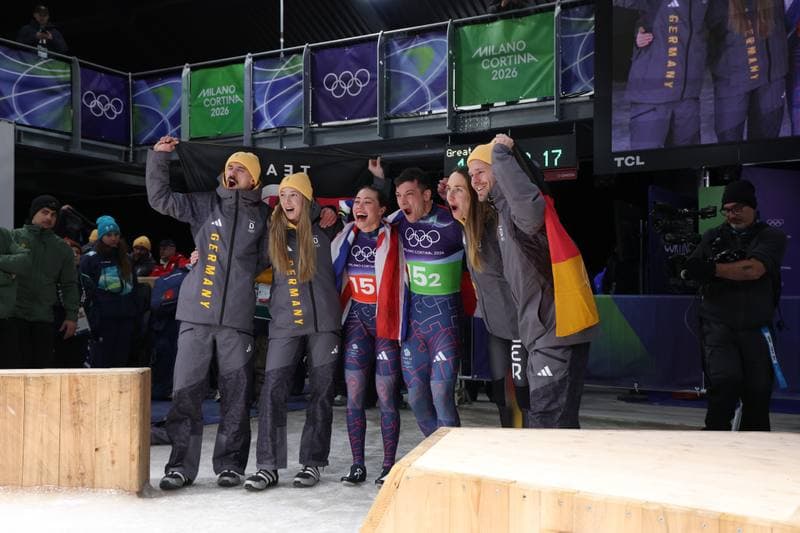Skeleton. Olympic Winter Games Milano-Cortina 2026. Mixed Team Competition. 15.02.2026