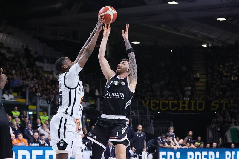 Basketball. Italian Serie A. Virtus Olidata Bologna - APU Old Wild West Udine. 15.02.2026