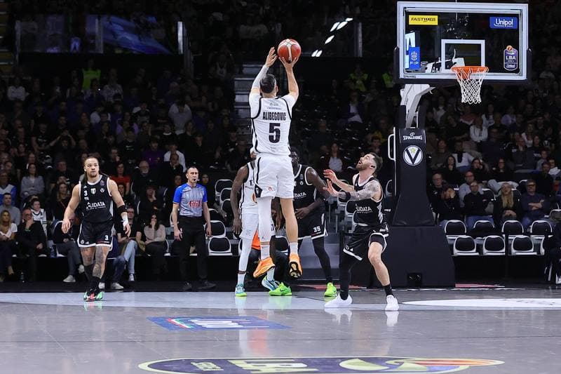 Basketball. Italian Serie A. Virtus Olidata Bologna - APU Old Wild West Udine. 15.02.2026
