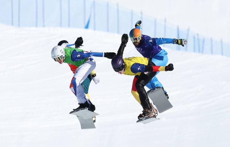 Snowboard. Olympic Winter Games Milano-Cortina 2026. Mixed Team Snowboard Cross. 10.02.2026
