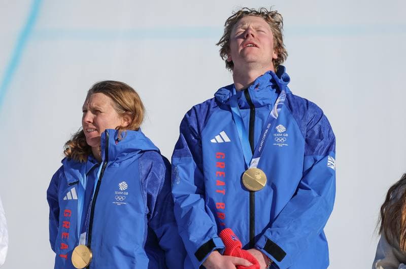 Snowboard. Olympic Winter Games Milano-Cortina 2026. Mixed Team Snowboard Cross. 10.02.2026