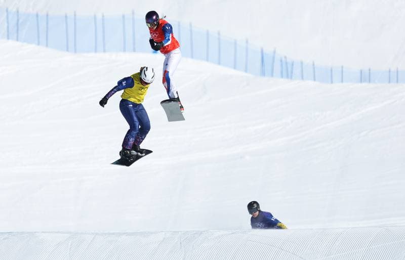 Snowboard. Olympic Winter Games Milano-Cortina 2026. Mixed Team Snowboard Cross. 10.02.2026