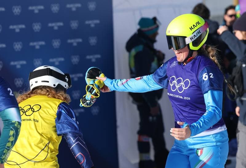 Snowboard. Olympic Winter Games Milano-Cortina 2026. Mixed Team Snowboard Cross. 10.02.2026