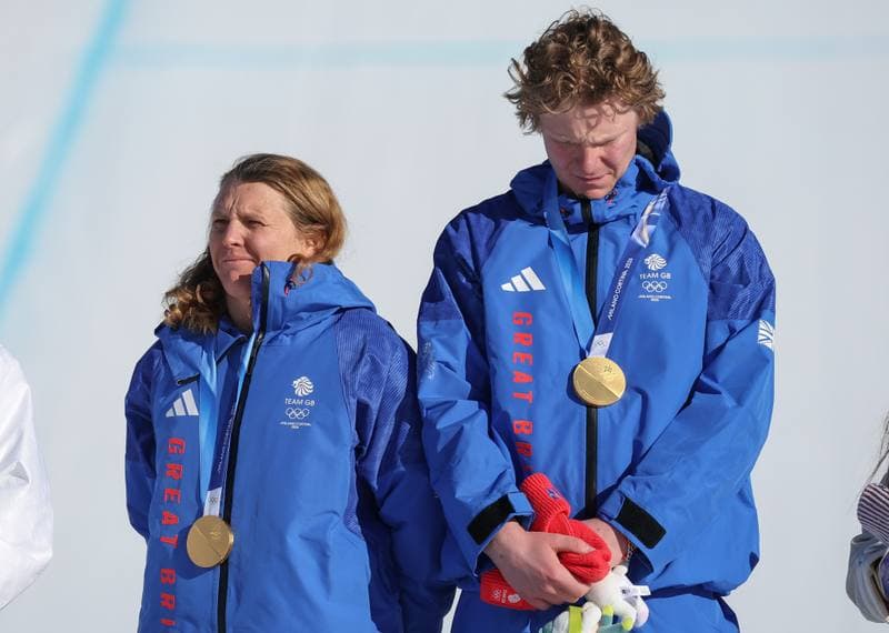 Snowboard. Olympic Winter Games Milano-Cortina 2026. Mixed Team Snowboard Cross. 10.02.2026