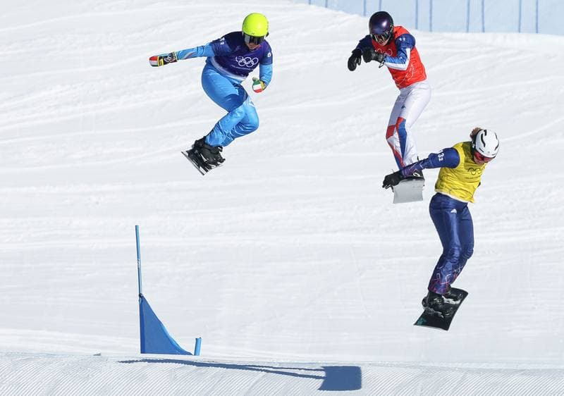 Snowboard. Olympic Winter Games Milano-Cortina 2026. Mixed Team Snowboard Cross. 10.02.2026