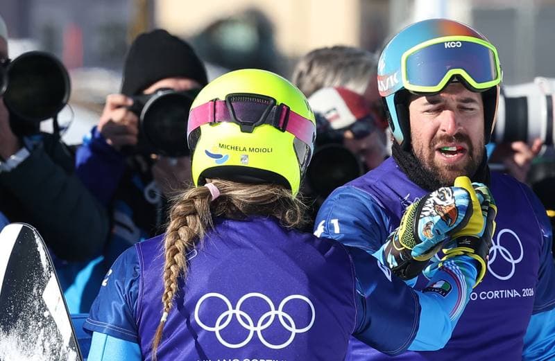 Snowboard. Olympic Winter Games Milano-Cortina 2026. Mixed Team Snowboard Cross. 10.02.2026