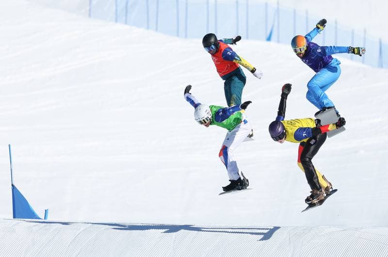 Snowboard. Olympic Winter Games Milano-Cortina 2026. Mixed Team Snowboard Cross. 10.02.2026