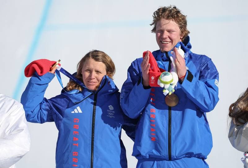 Snowboard. Olympic Winter Games Milano-Cortina 2026. Mixed Team Snowboard Cross. 10.02.2026