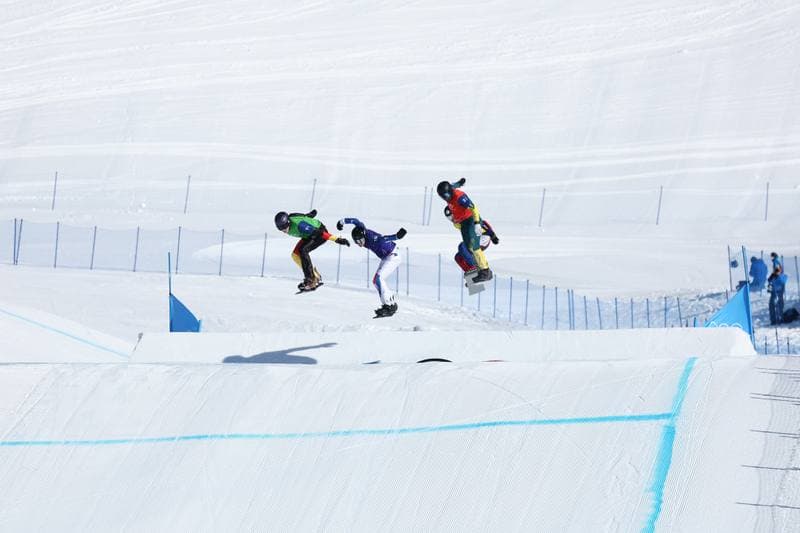 Snowboard. Olympic Winter Games Milano-Cortina 2026. Mixed Team Snowboard Cross. 10.02.2026