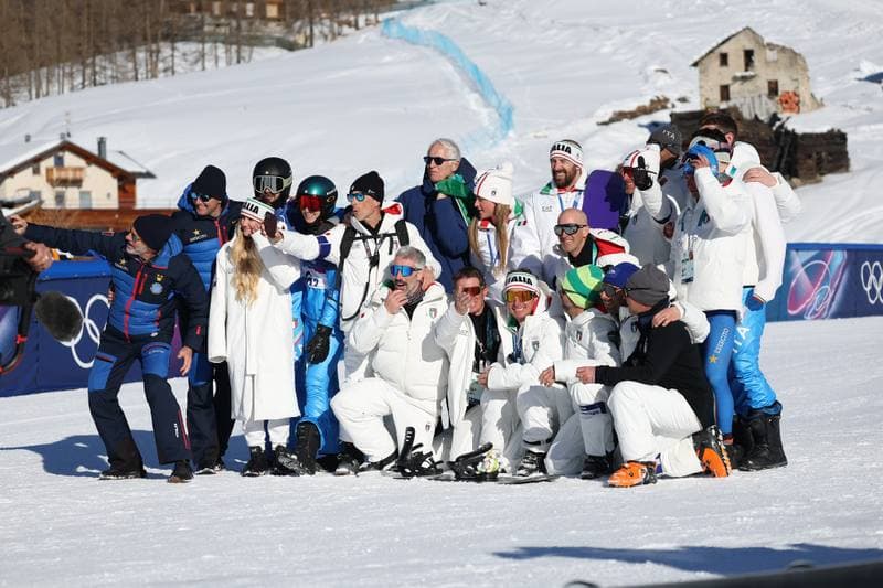 Snowboard. Olympic Winter Games Milano-Cortina 2026. Mixed Team Snowboard Cross. 10.02.2026