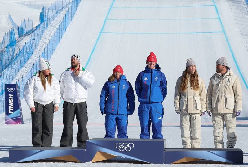 Snowboard. Olympic Winter Games Milano-Cortina 2026. Mixed Team Snowboard Cross. 10.02.2026