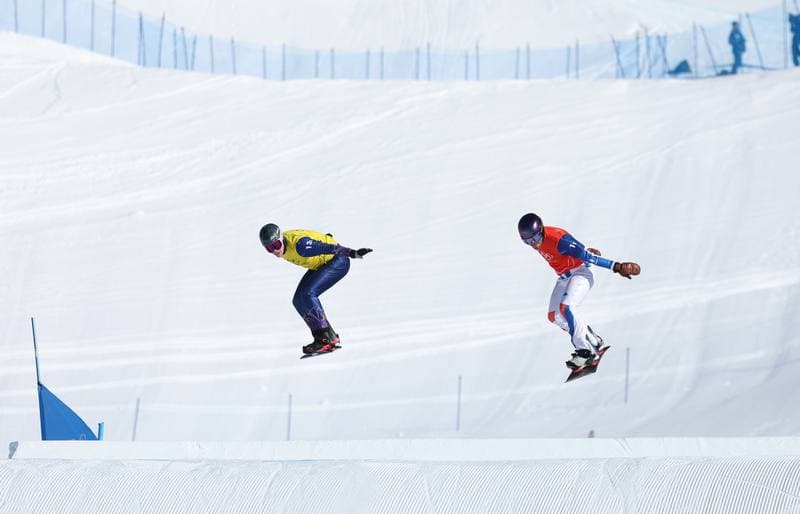 Snowboard. Olympic Winter Games Milano-Cortina 2026. Mixed Team Snowboard Cross. 10.02.2026