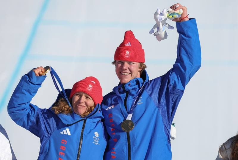 Snowboard. Olympic Winter Games Milano-Cortina 2026. Mixed Team Snowboard Cross. 10.02.2026