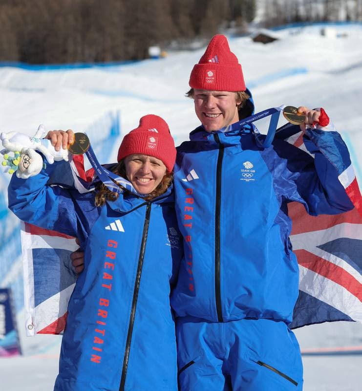 Snowboard. Olympic Winter Games Milano-Cortina 2026. Mixed Team Snowboard Cross. 10.02.2026