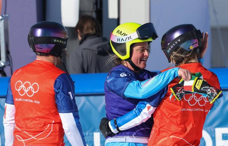 Snowboard. Olympic Winter Games Milano-Cortina 2026. Mixed Team Snowboard Cross. 10.02.2026