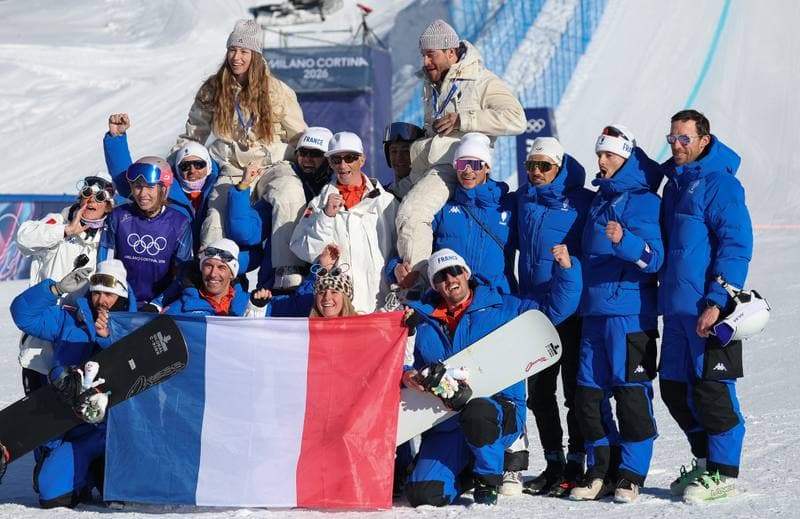 Snowboard. Olympic Winter Games Milano-Cortina 2026. Mixed Team Snowboard Cross. 10.02.2026