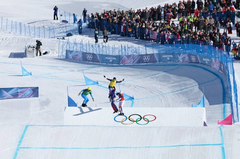Snowboard. Olympic Winter Games Milano-Cortina 2026. Mixed Team Snowboard Cross. 10.02.2026