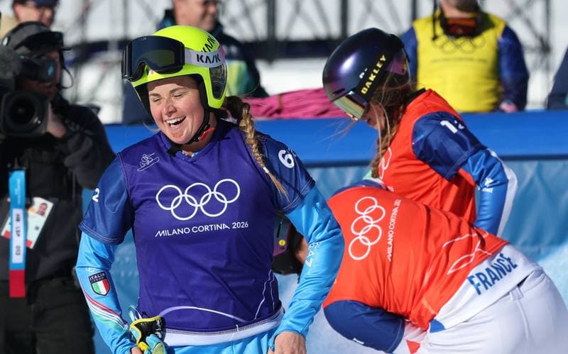 Snowboard. Olympic Winter Games Milano-Cortina 2026. Mixed Team Snowboard Cross. 10.02.2026