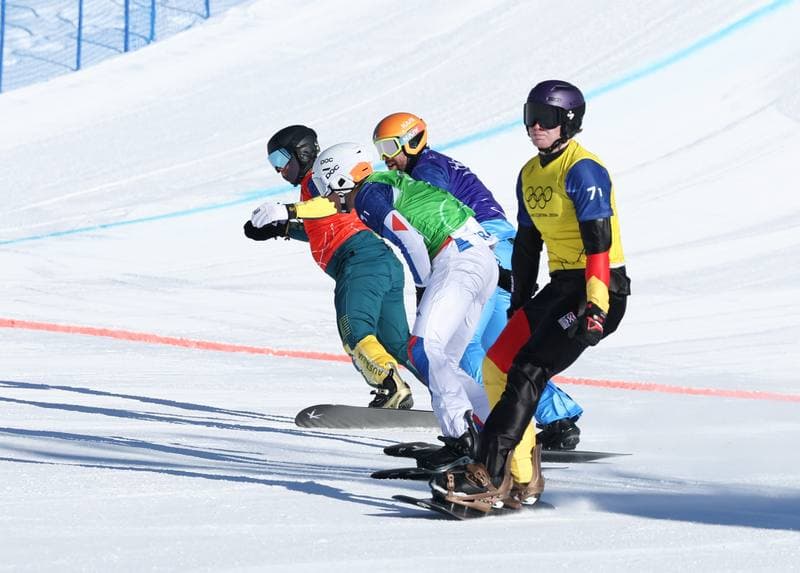 Snowboard. Olympic Winter Games Milano-Cortina 2026. Mixed Team Snowboard Cross. 10.02.2026