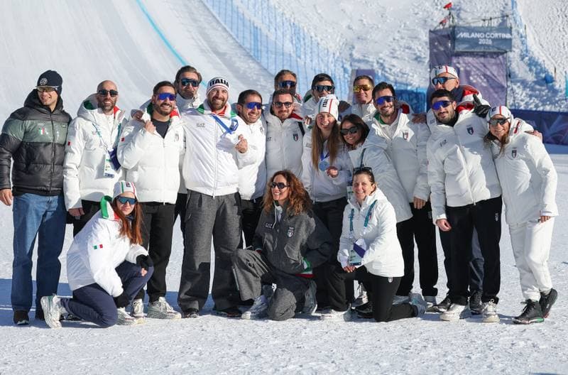 Snowboard. Olympic Winter Games Milano-Cortina 2026. Mixed Team Snowboard Cross. 10.02.2026
