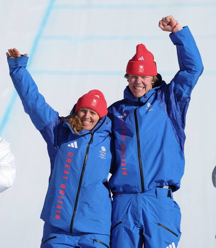 Snowboard. Olympic Winter Games Milano-Cortina 2026. Mixed Team Snowboard Cross. 10.02.2026
