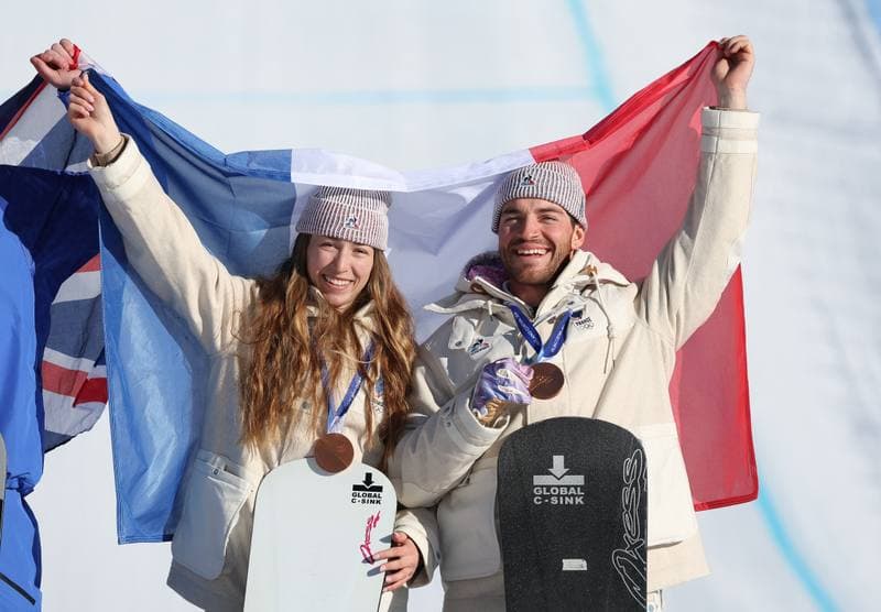 Snowboard. Olympic Winter Games Milano-Cortina 2026. Mixed Team Snowboard Cross. 10.02.2026