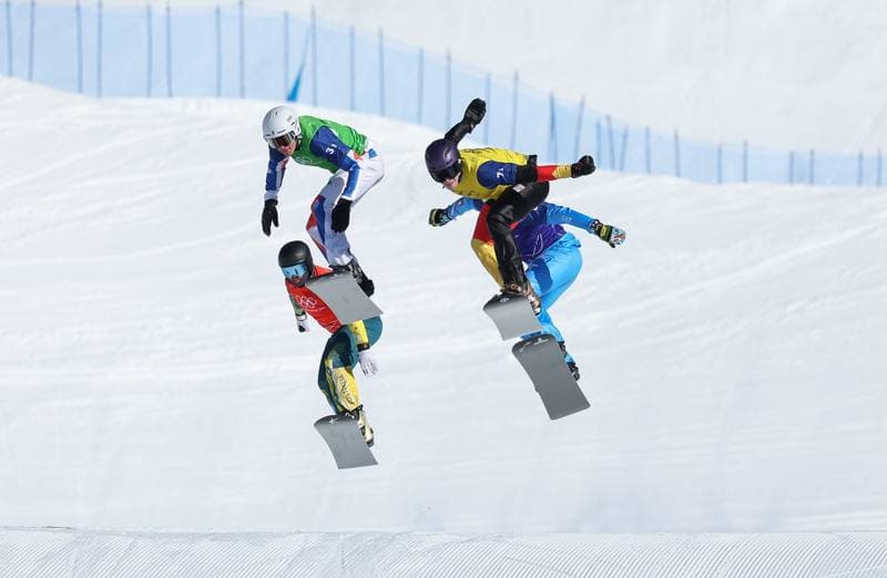 Snowboard. Olympic Winter Games Milano-Cortina 2026. Mixed Team Snowboard Cross. 10.02.2026