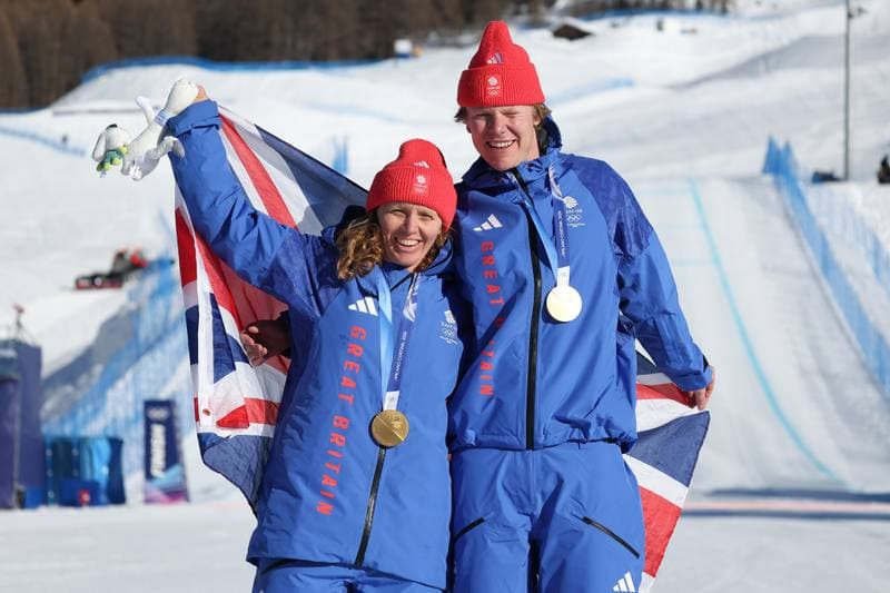 Snowboard. Olympic Winter Games Milano-Cortina 2026. Mixed Team Snowboard Cross. 10.02.2026